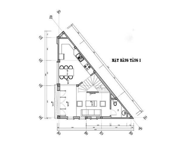 5. Kỹ thuật xây dựng nhà trên đất hình tam giác theo phong thủy